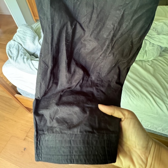 FabIndia new with tags black cotton pleated shalwar/ harem pants - Picture 5 of 5